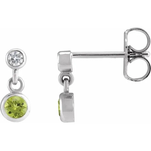 Ferna Peridot Bezel Set 
