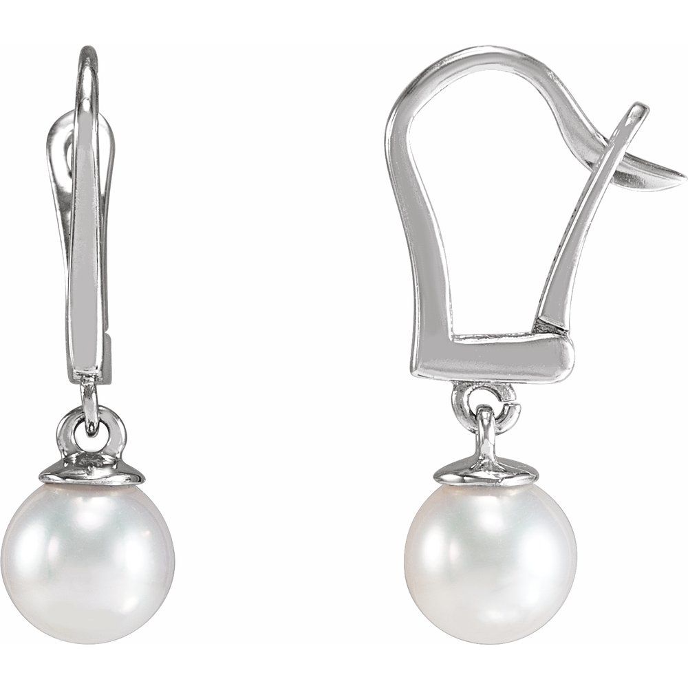 Badarika Pearl  Diamond Earrings