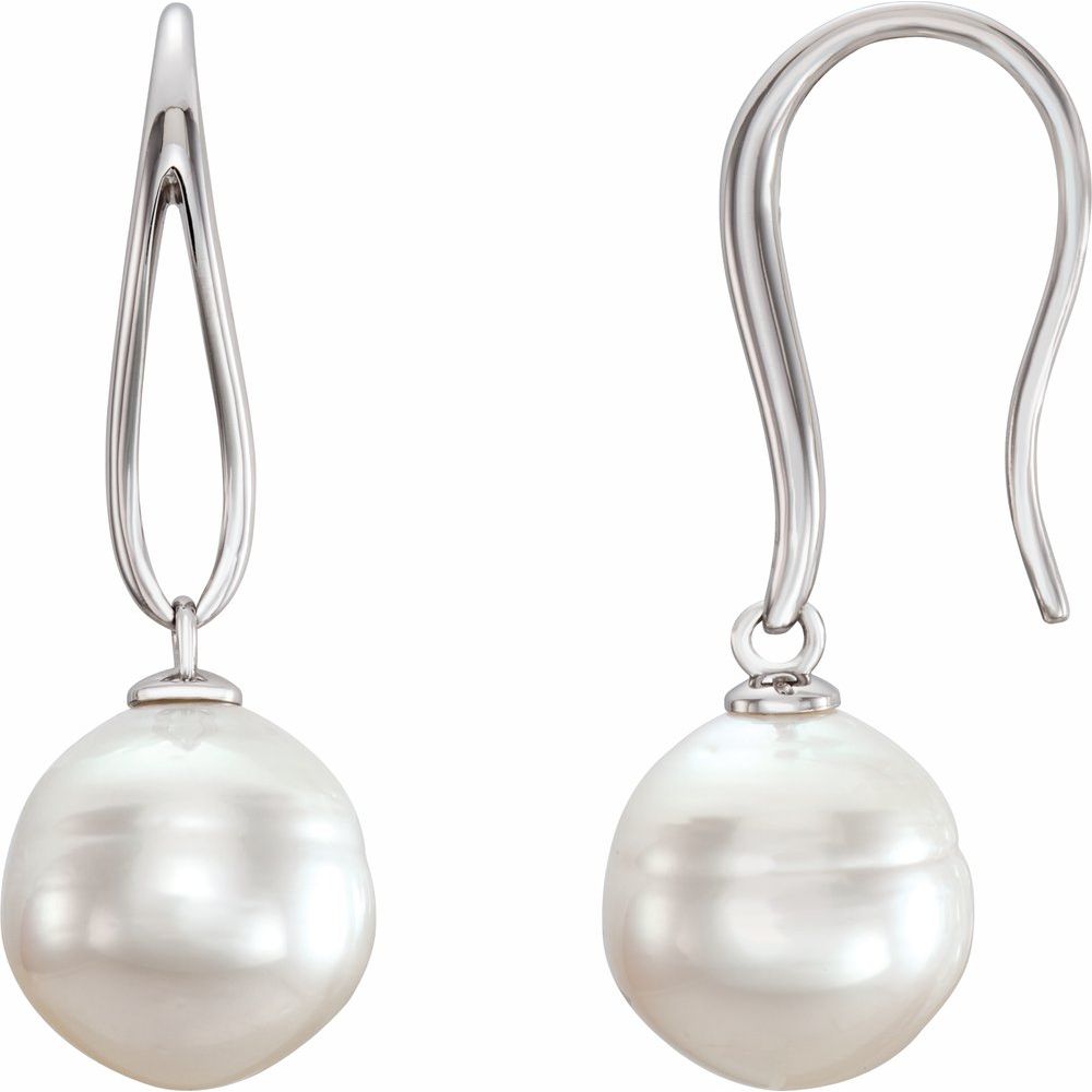 Bathilde Pearl  Diamond Earrings