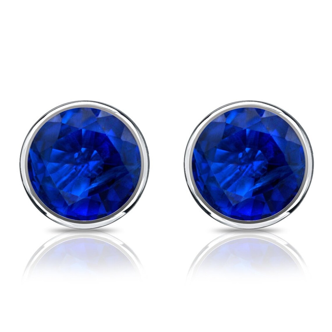 Alaia Blue Sapphire  Diamond Earrings