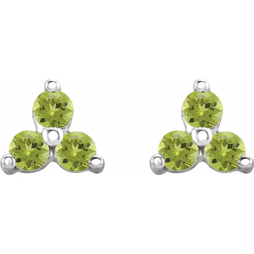 Anonna Peridot  Diamond Earrings
