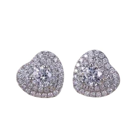 Iris Natural Prong Set  Diamond Earrings