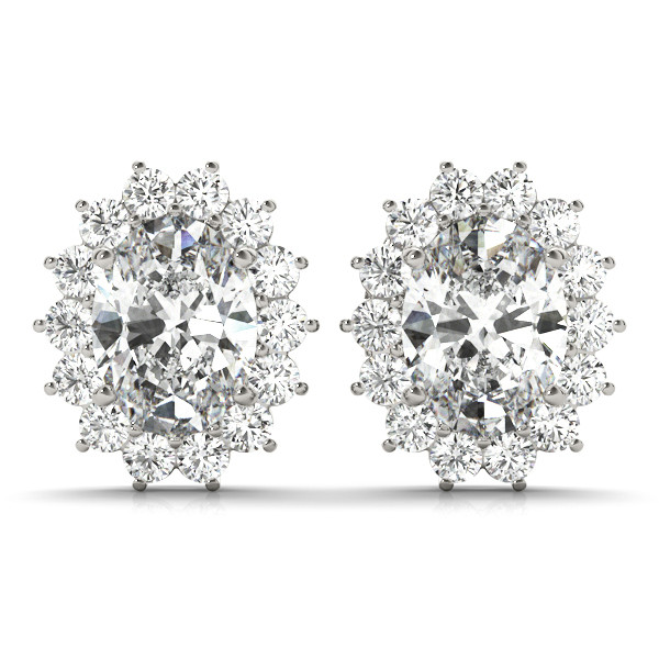 Jadelyn Natural 4 Prong  Diamond Earrings