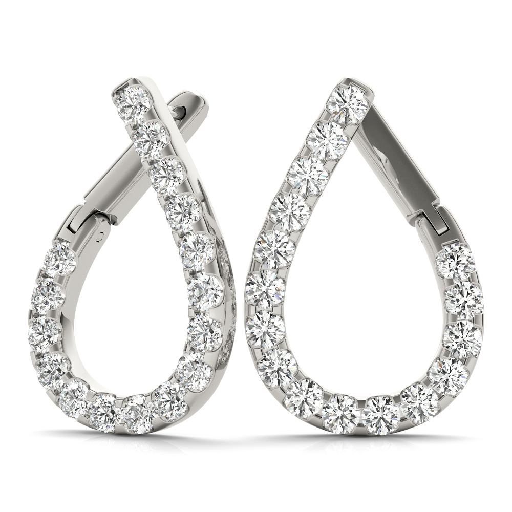 Aniya Natural Pave Setting  Diamond Earrings
