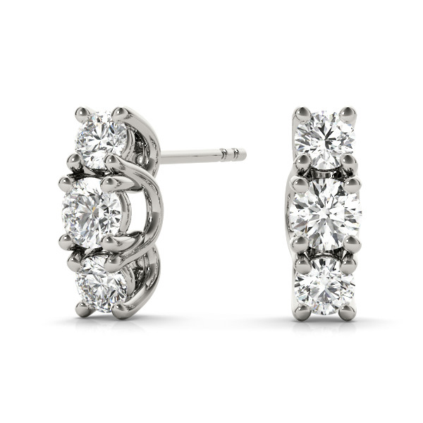 Fruma Natural Diamond Earrings