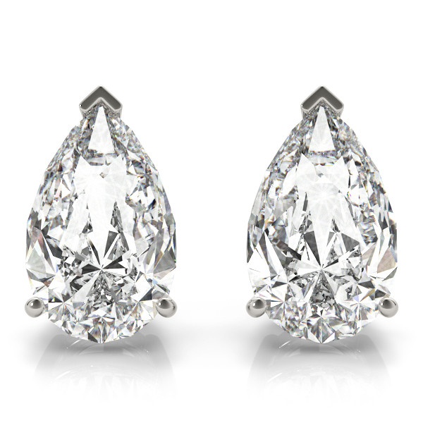 0.20ct - 3.00ct Natural and Lab-Created Diamond Pear cut Studs Earrings