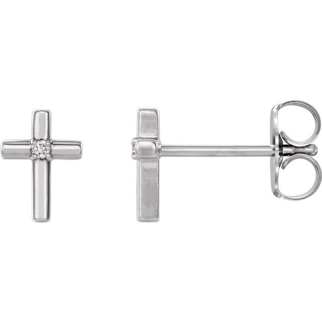 Payram Natural 4 Prong  Diamond Earrings
