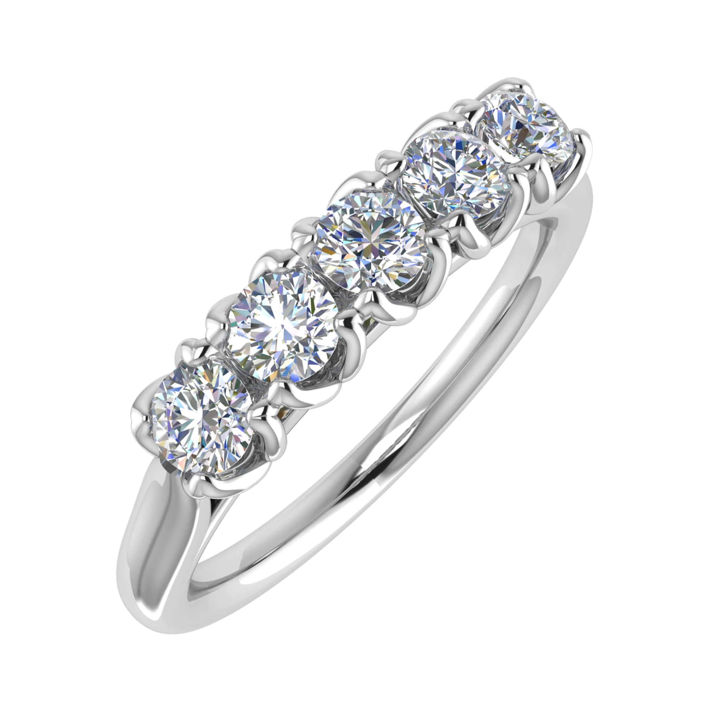 Dawnika Natural 4 Prong  Diamond Ring