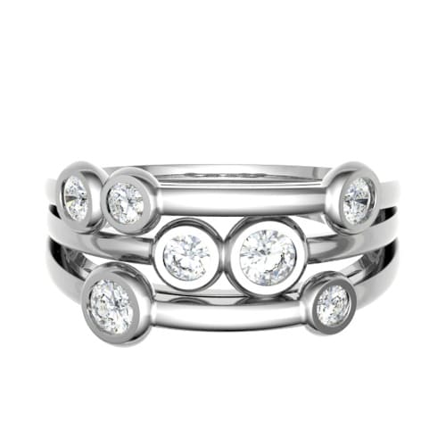Emmabelle Natural Bezel  Diamond Ring