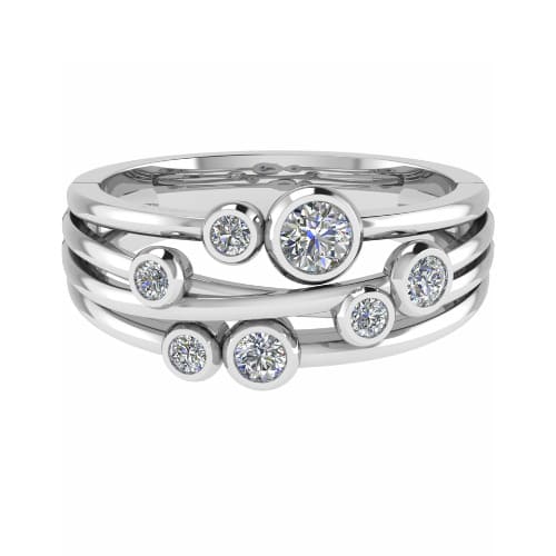 Evony Natural Bezel  Diamond Ring