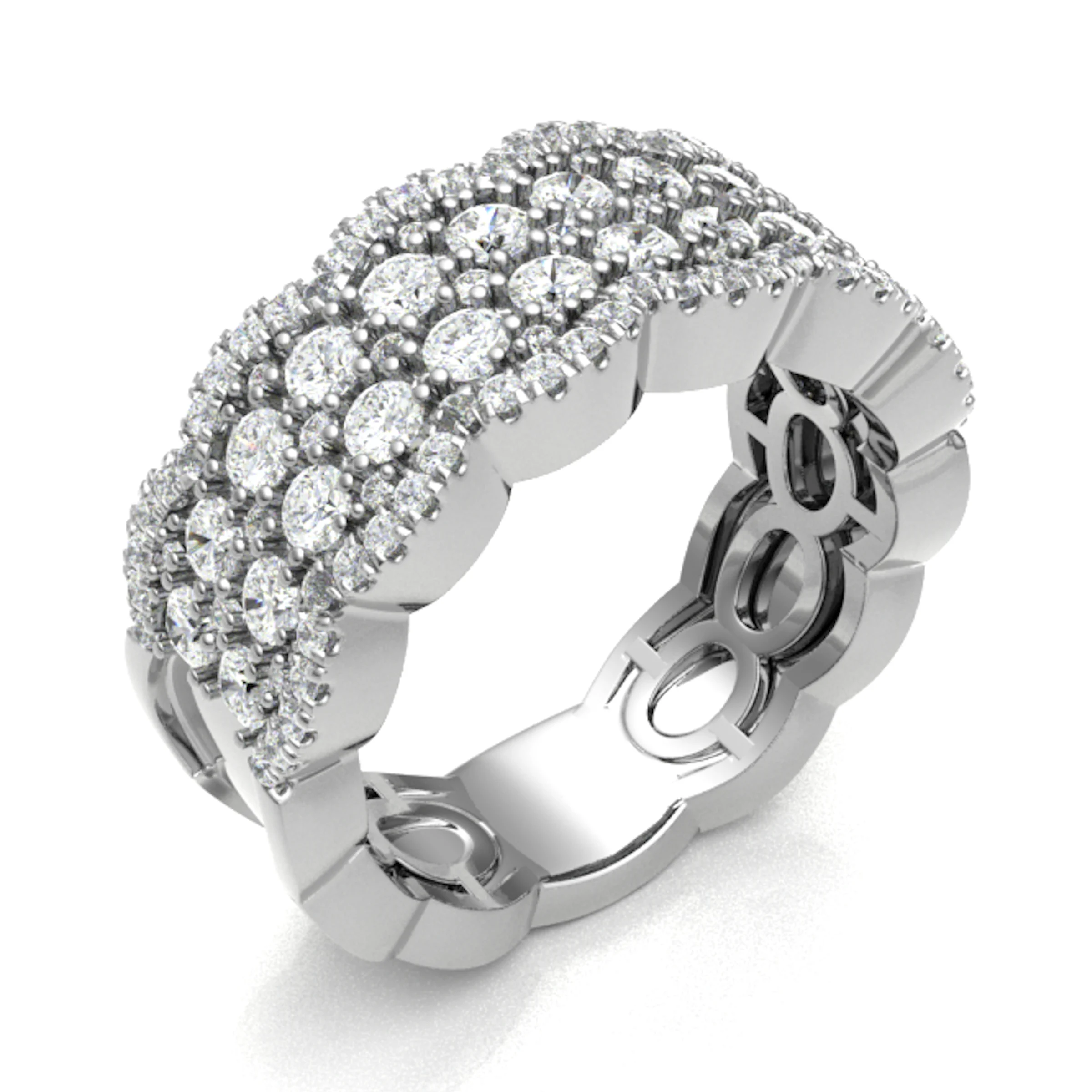 Engis Natural Prong  Diamond Ring