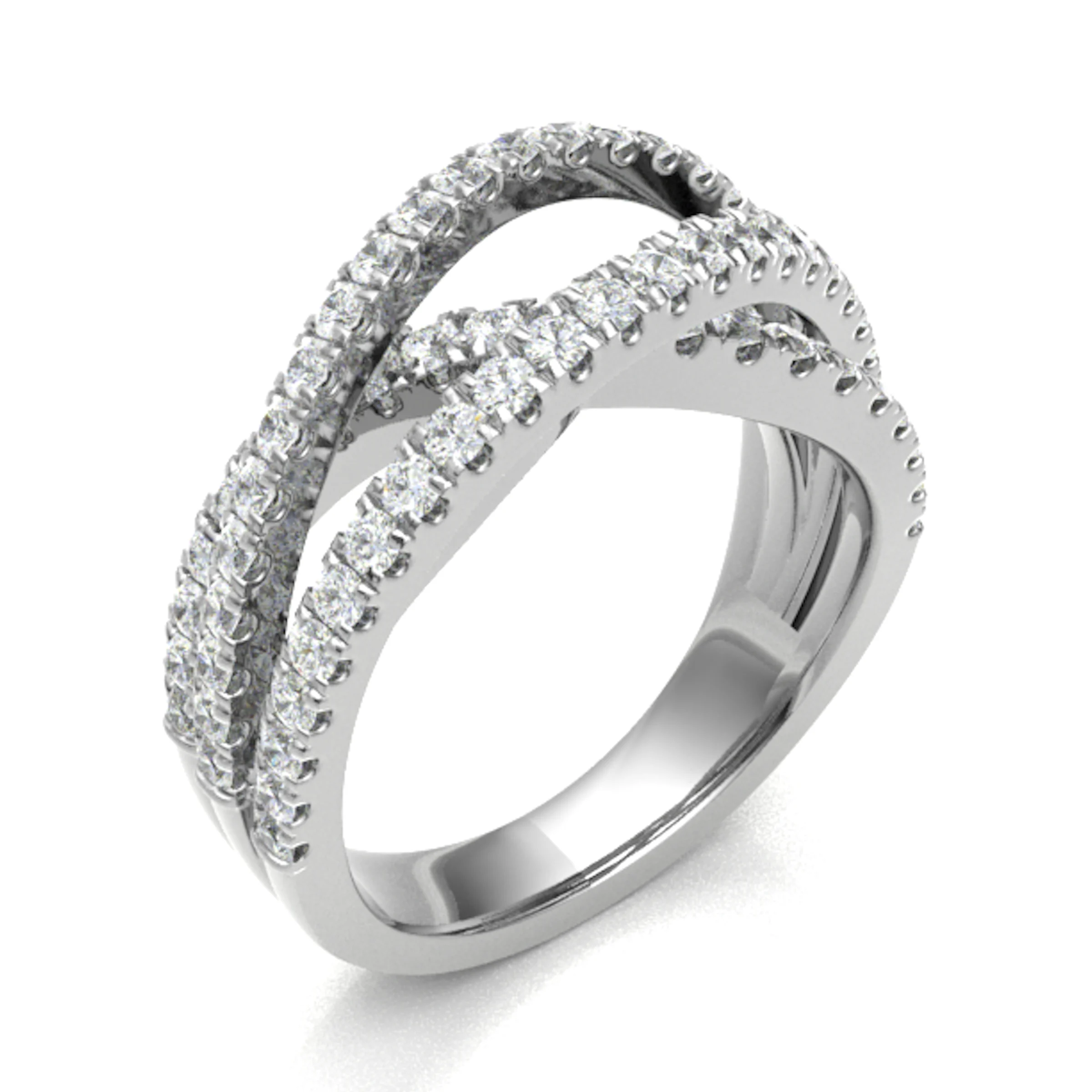 Ealdburga Natural Pave set  Diamond Ring