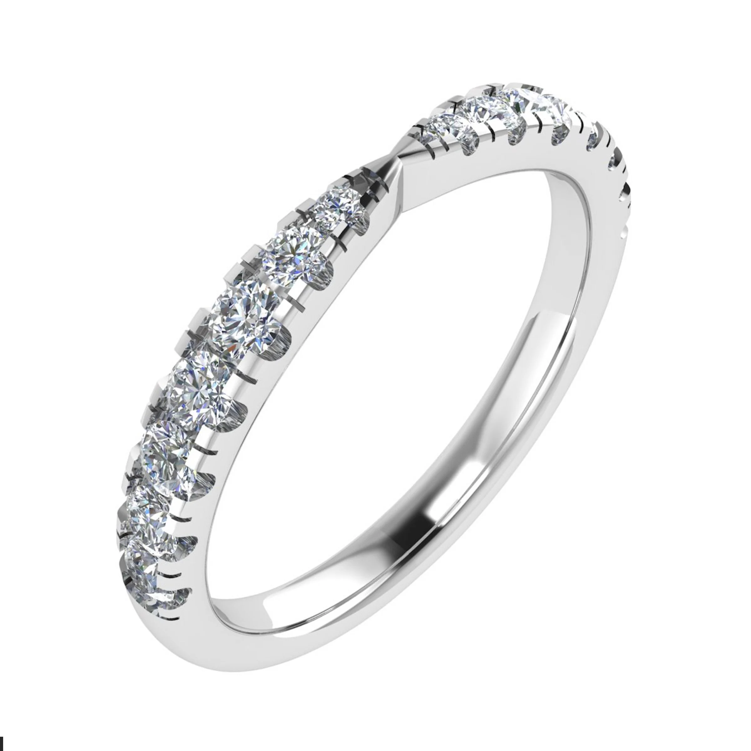 Elettra Natural Prong  Diamond Ring