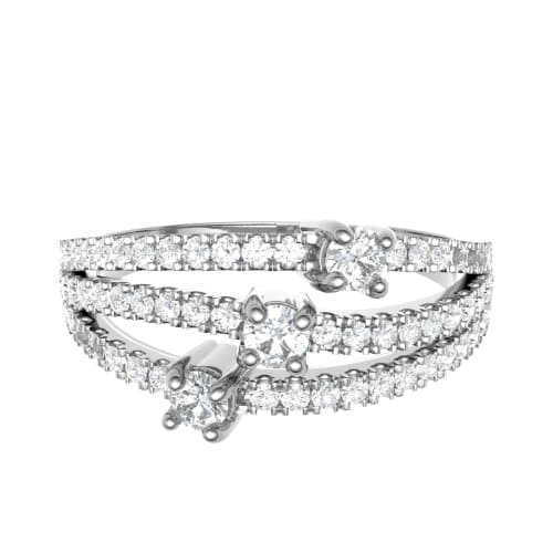 Elynor Natural Prong Set  Diamond Ring