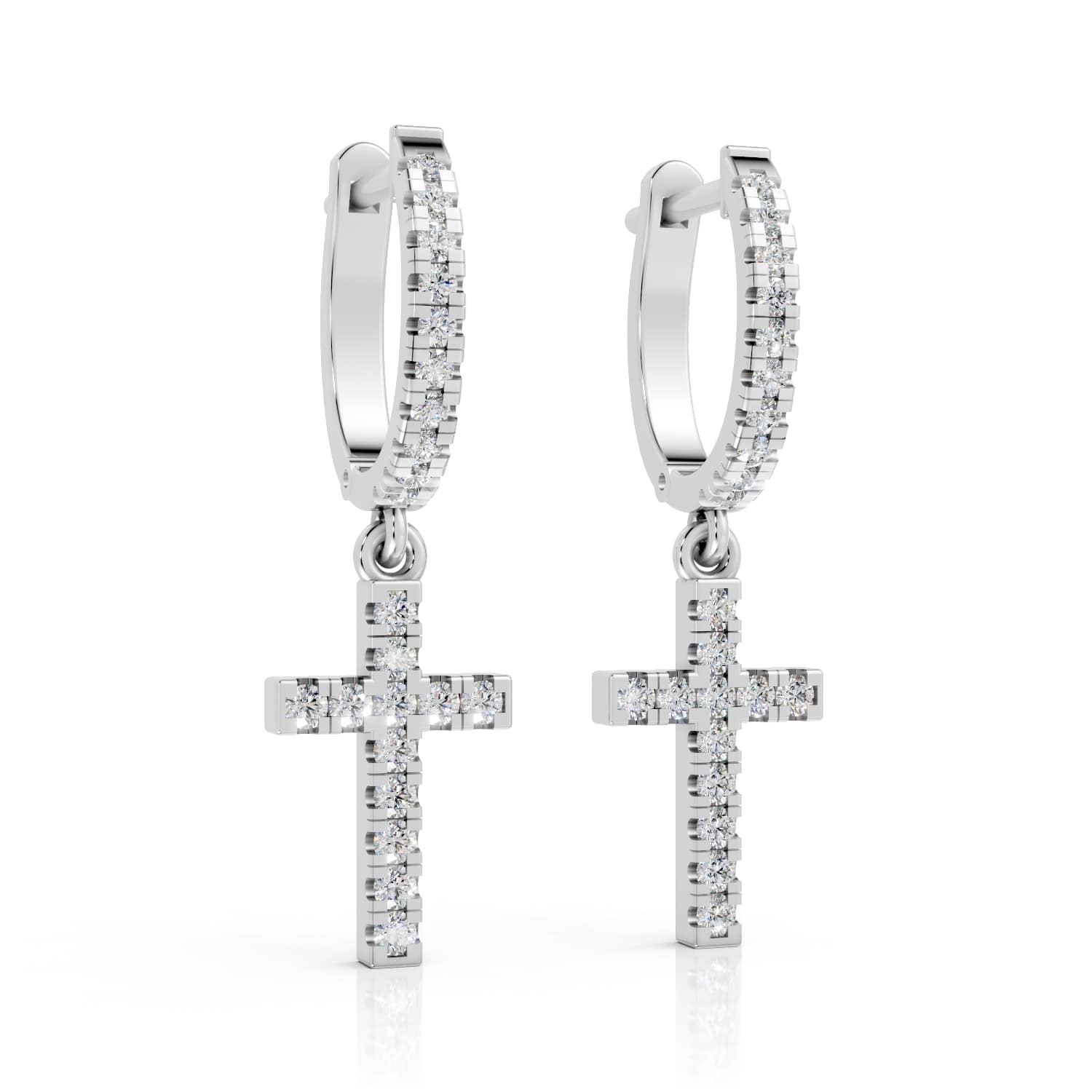 Albreta Natural Prong Set  Diamond Earrings