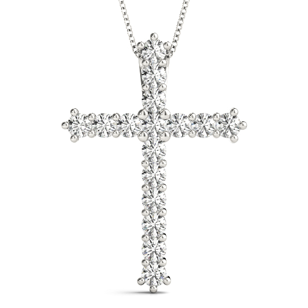 Luis Natural Diamond Prong Set Necklace