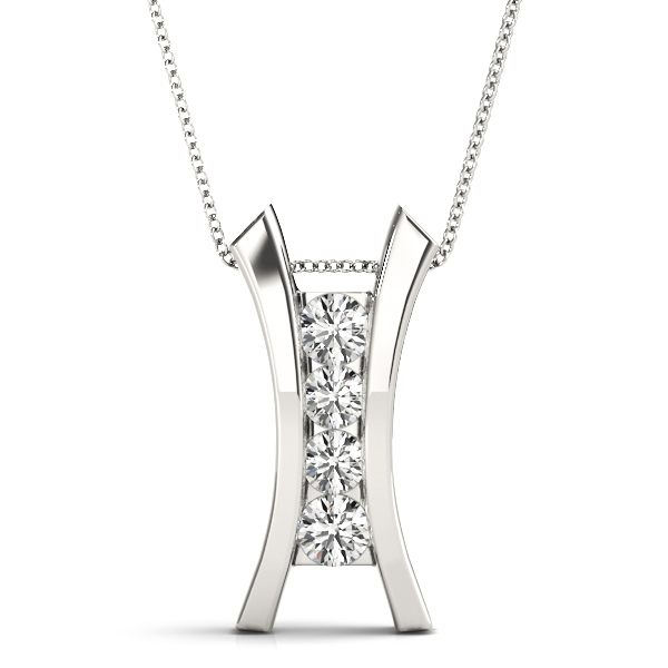 Morley Natural Diamond Prong Set Necklace