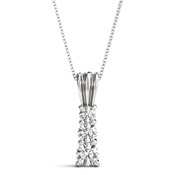 Joshua Natural Diamond Prong Set Necklace