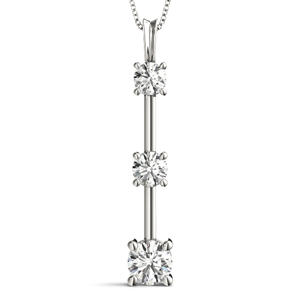Talin Natural Diamond Prong Set Necklace