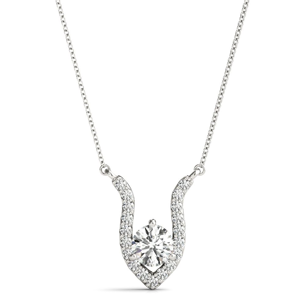 Cosmos Natural Diamond Prong Set Necklace
