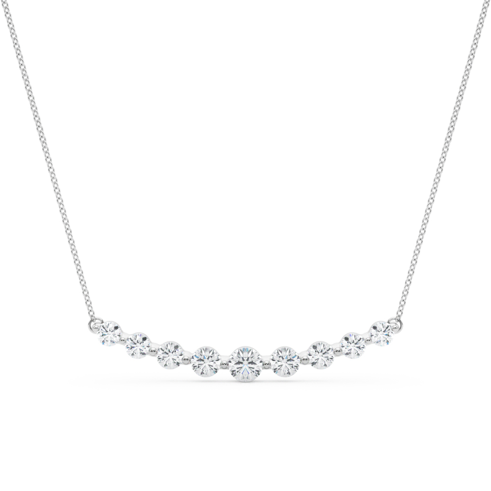 David Natural Diamond Prong Set Necklace