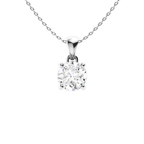 Veda Moissanite 4 Prong  Necklace