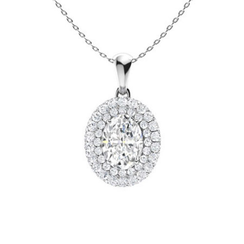 Toula Natural Diamond 4 Prong  Necklace