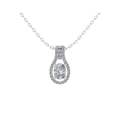 Tabia 0.50 - 2.00 Carat Natural Diamond 4 Prong  Necklace