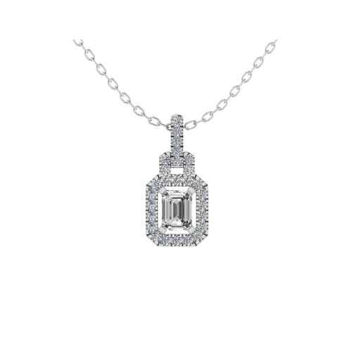 Thayden Natural Diamond 4 Prong  Necklace