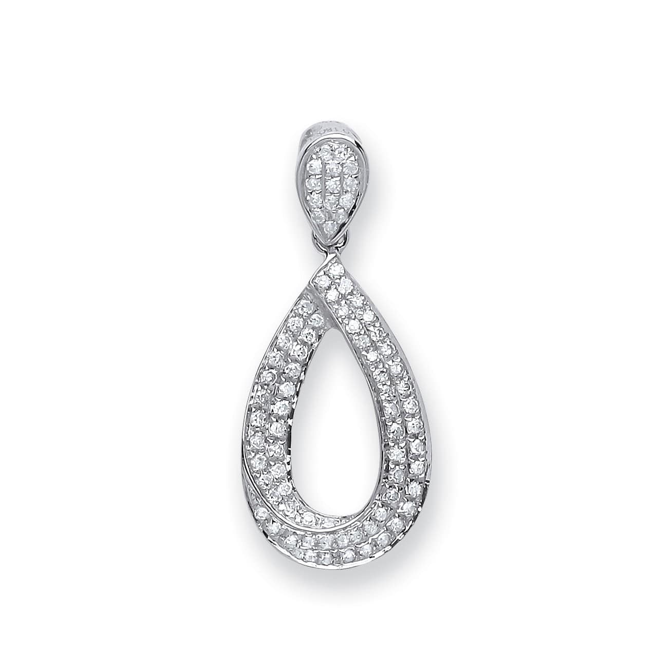 Tine Natural Diamond Pave Set  Necklace