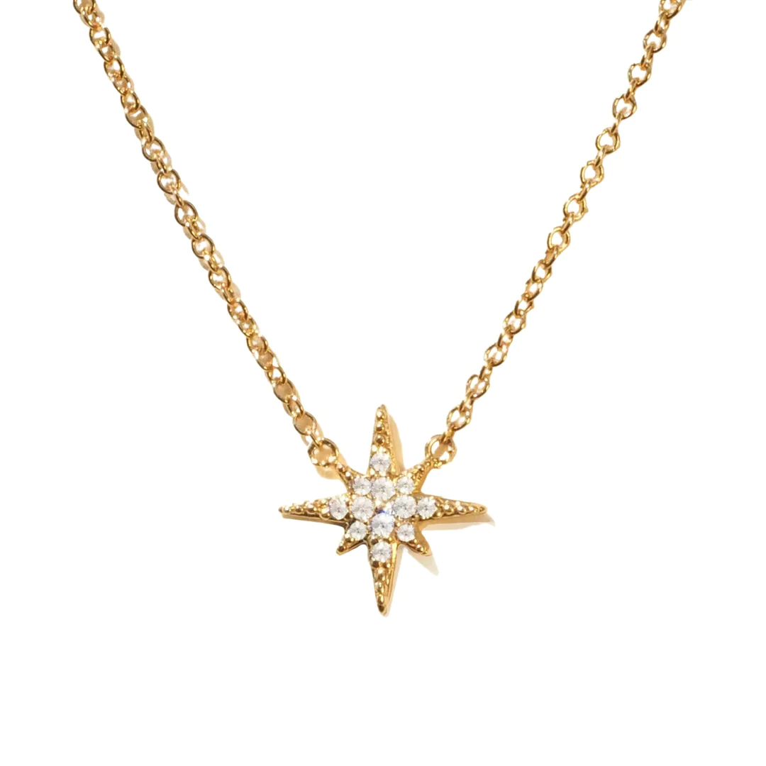 Tsega Natural Diamond Pave Set  Necklace