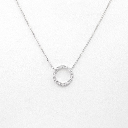 Pembe 0.15 - 1.50 Carat Natural Diamond Prong Set  Necklace