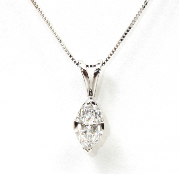 Teressa Natural Diamond 2 Prong  Necklace
