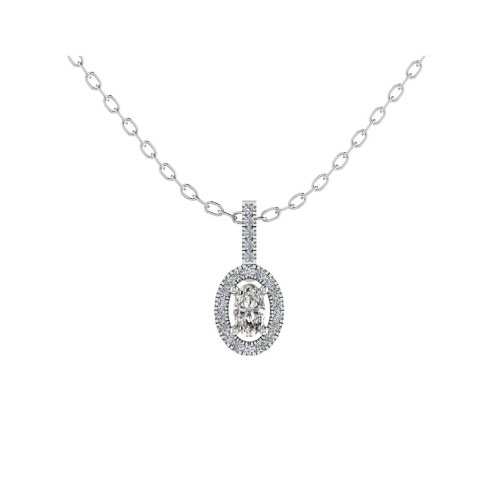 Talisha Natural Diamond 4 Prong  Necklace