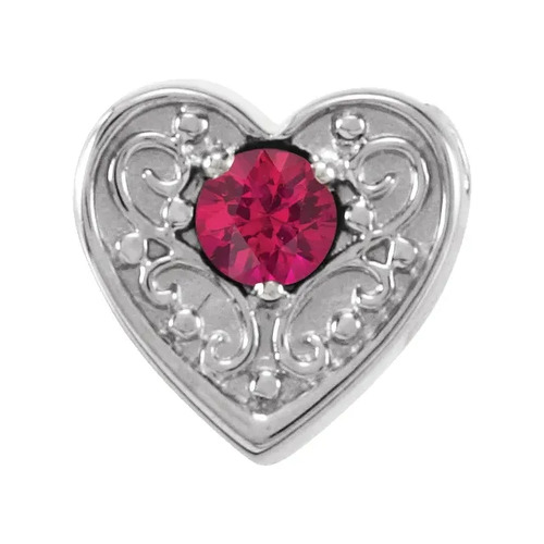 Piri Natural Ruby 3 Prong  Necklace