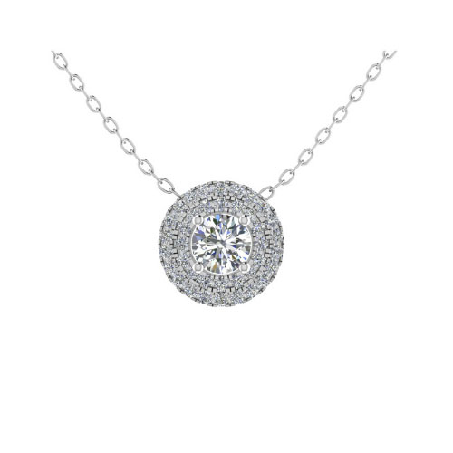 Tarita 0.16 - 1.25 Carat Natural Diamond 4 Prong  Necklace