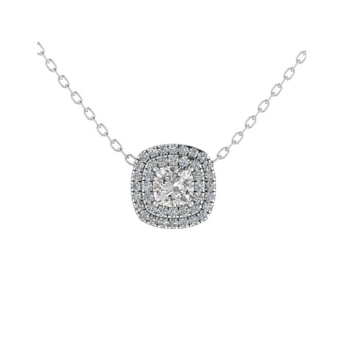 Tais Natural Diamond 4 Prong  Necklace