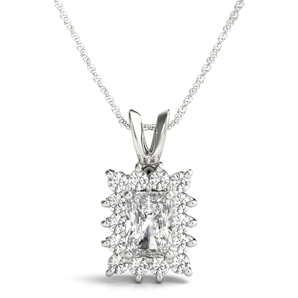 Tameeka Lab-Created Diamond 4 Prong  Necklace