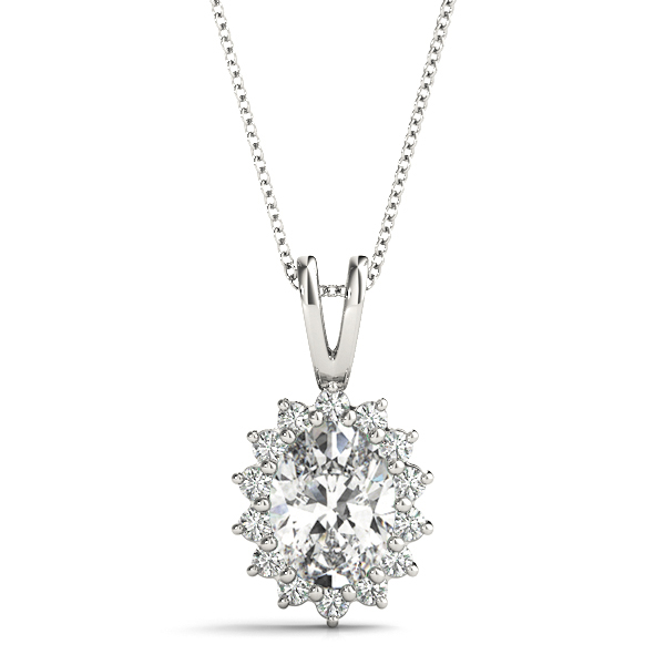 Takiyah Lab-Created Diamond Prong Set  Necklace