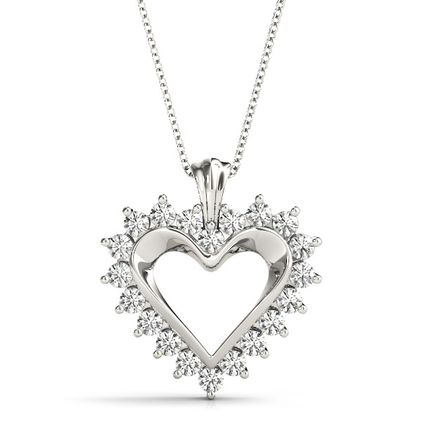 Jessica Natural Diamond Prong Set  Necklace
