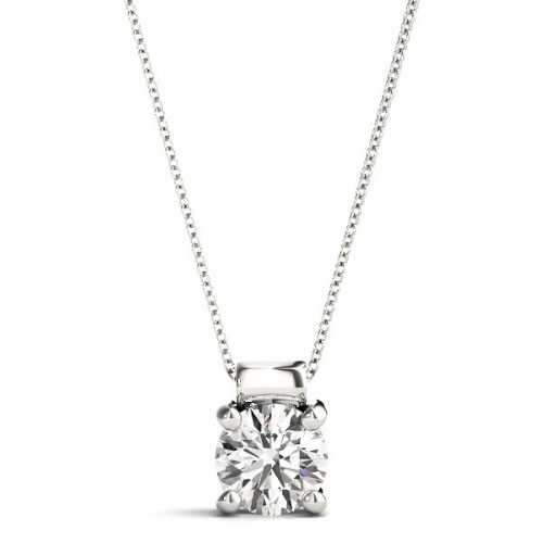 Richela Natural Diamond 4 Prong  Necklace