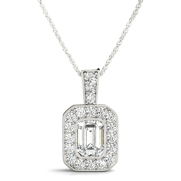 Temima Lab-Created Diamond Bezel Set  Necklace