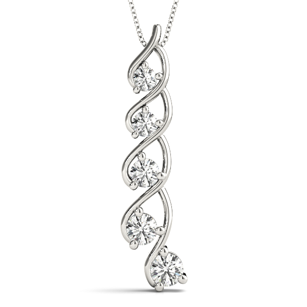 Dempsey Lab-Created Diamond Bezel Set  Necklace