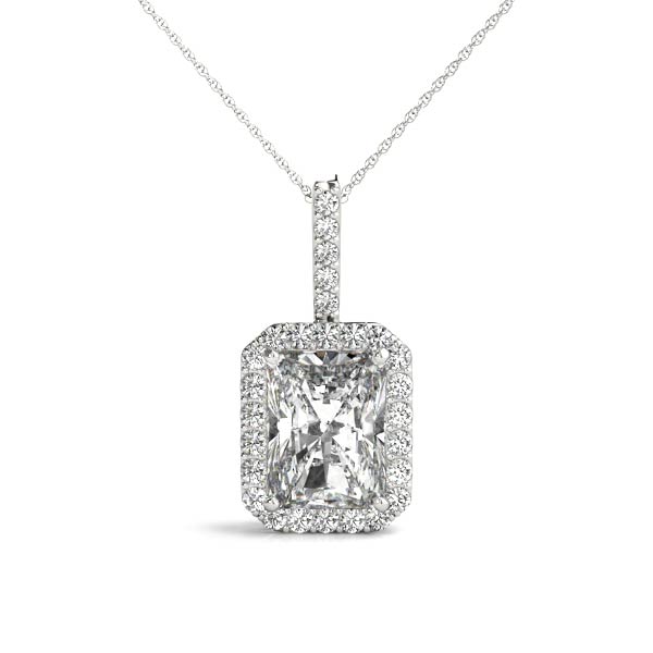 Tena Lab-Created Diamond 4 Prong  Necklace