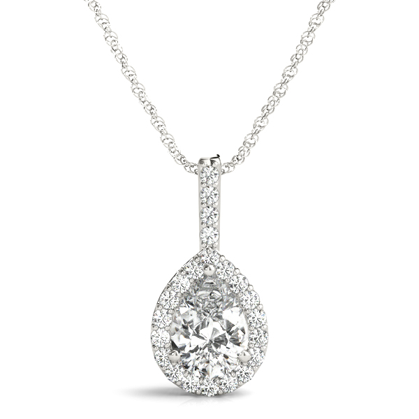 Torri Lab-Created Diamond 3 Prong  Necklace