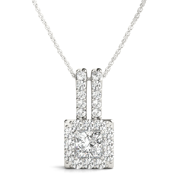 Toshika Lab-Created Diamond 4 Prong  Necklace