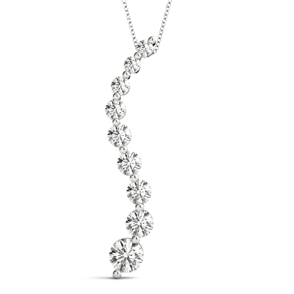 Patrick Lab-Created Diamond Bezel Set Necklace