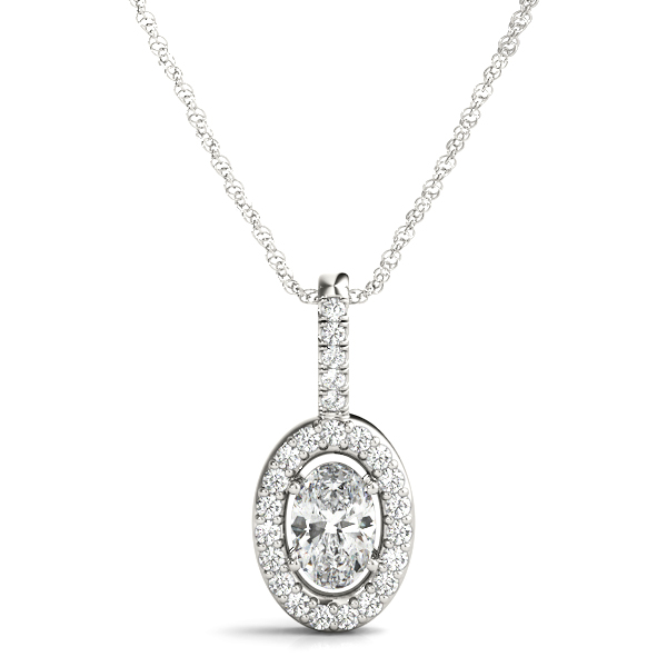 Tamyra Lab-Created Diamond 4 Prong  Necklace