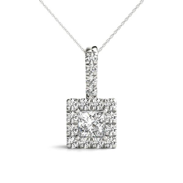 Trista Lab-Created Diamond 4 Prong  Necklace