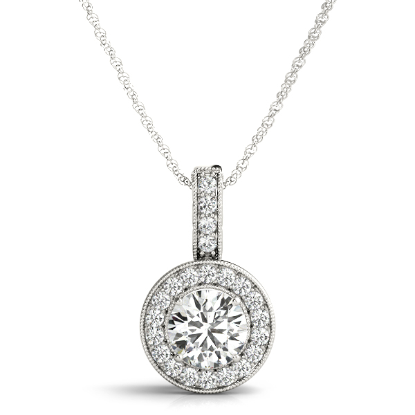 Tawnee Lab-Created Diamond 4 Prong  Necklace